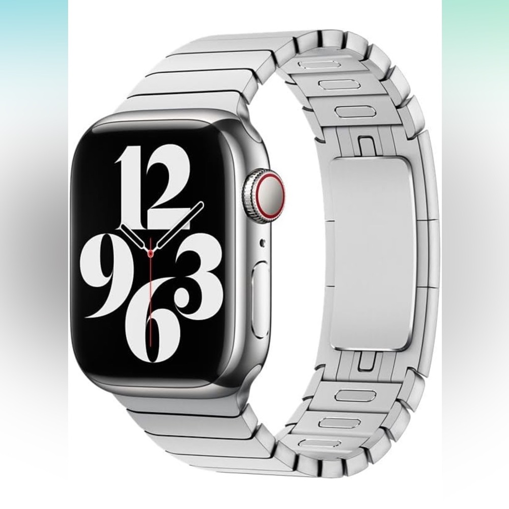 Apple Watch stainless steel link band, 38mm silver